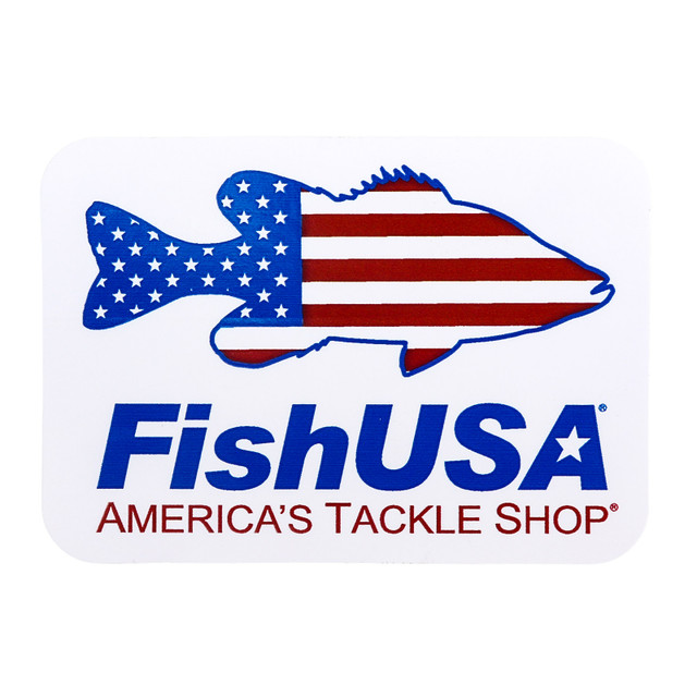 FishUSA Salmon Stars & Stripes Decal - FishUSA