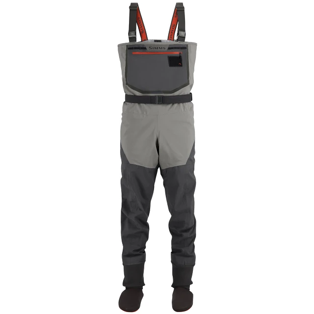 Simms Men's Freestone Stockingfoot Chest Waders Smoke color