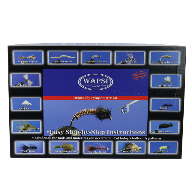 CREATIVE ANGLER Deluxe Fly Tying Kit for Fly Fishing - Complete Fly Tying  Tools Kit, Ideal for Beginners and Pros, Includes Fly Tying Feathers, Vice