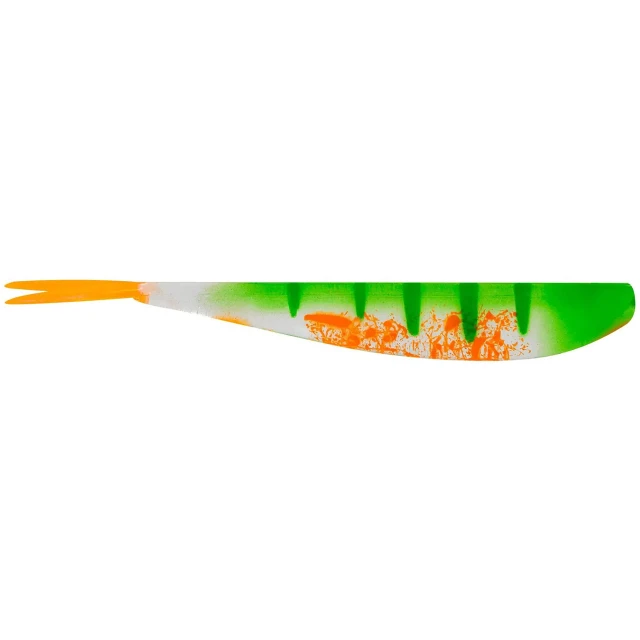 Big Bite Baits Painted Slim Minnow Soft Bait color Nuclear Perch
