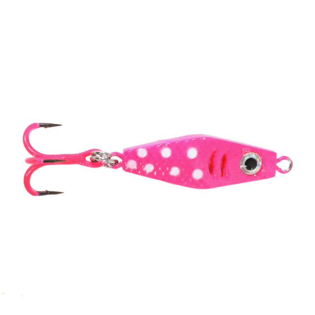 Tungsten 1/16 oz. - PK Predator Flash Fishing Spoon - Fire Tiger Glow /  1/16oz