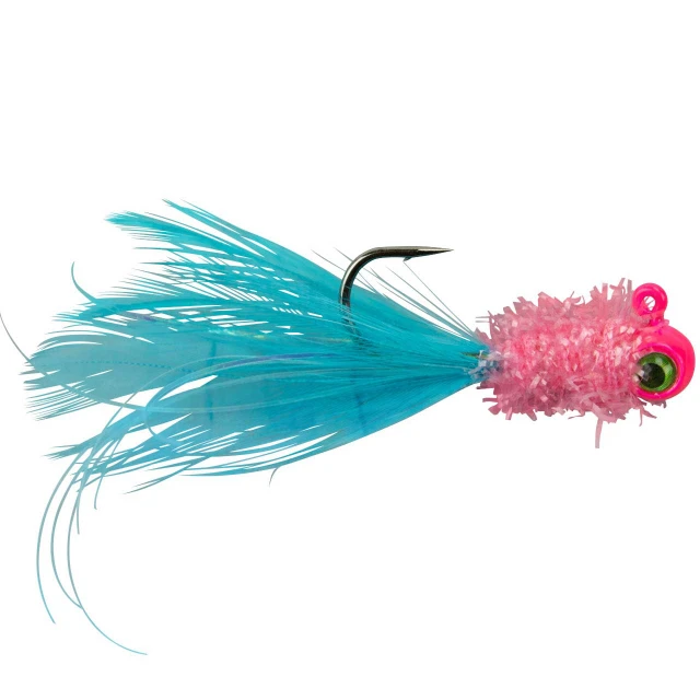 Jenko Warbird Hand Tied Jigs color Pink-Pink-Blue