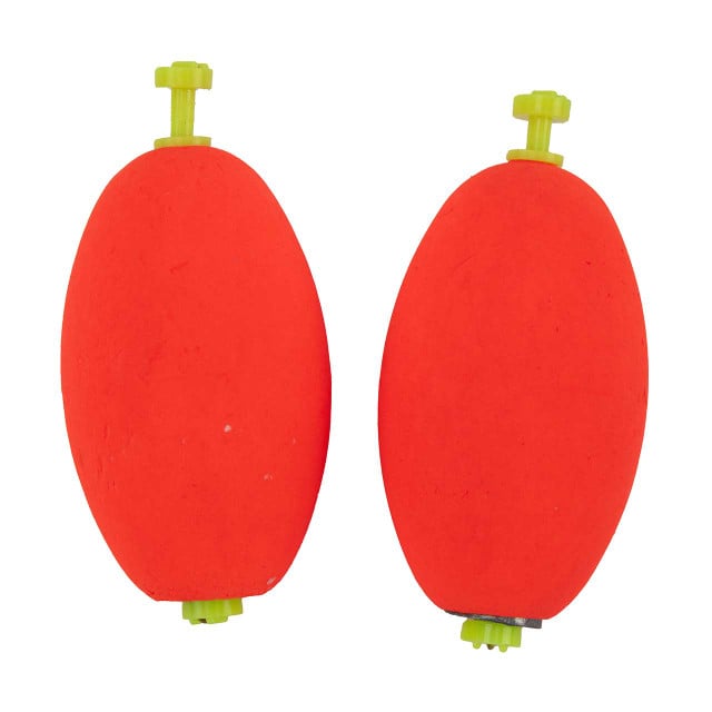 Thill Foam Oval Float - Snap On color Red