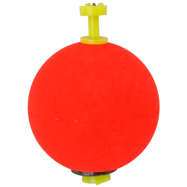 Thill Foam Sphere Weighted Float - Snap On color Red
