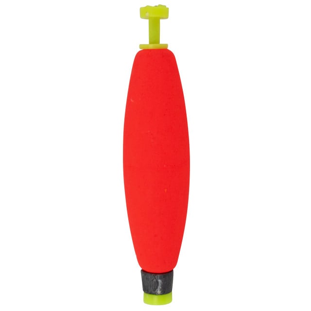 Thill Foam Cigar Weighted Float - Snap On color Red