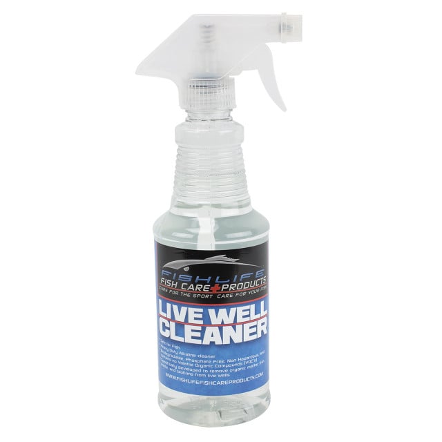 FishLife Live Well Cleaner 16 ounce spray bottle