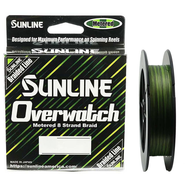 Sunline Overwatch Braided Line spool and box