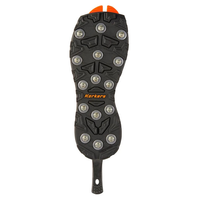 Korkers OmniTrax v3.0 Triple Threat Carbide Spike outsole replacement tread with 15 spikes per sole