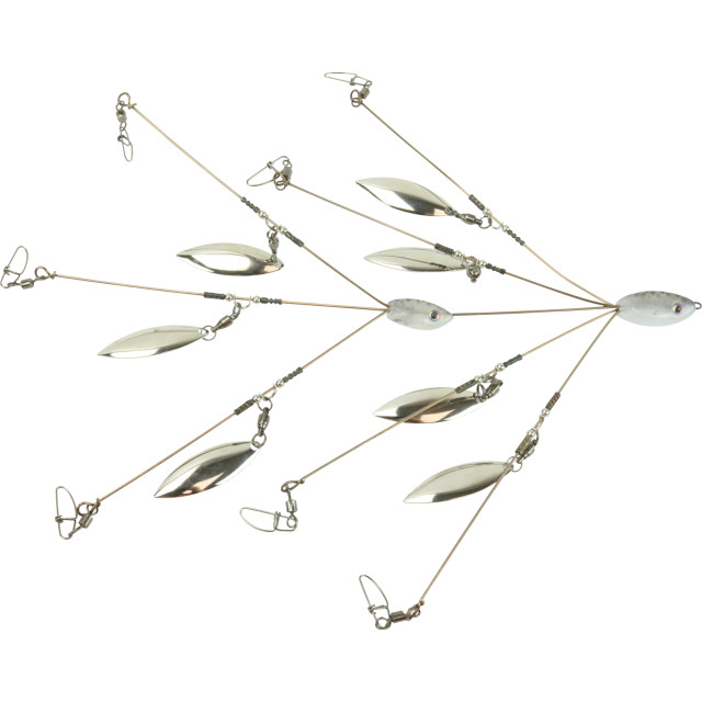 Ilure Alabama Rig Umbrella for Bass Fishing Kit with Willow Bladed Spin Jig  Heads Freshwater Salwater Trout Stripers Lures 3 Arms : : Sports,  Fitness & Outdoors