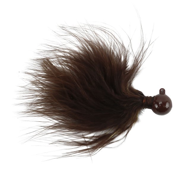 Kalin's Hand-Tied Marabou Jig color Brown