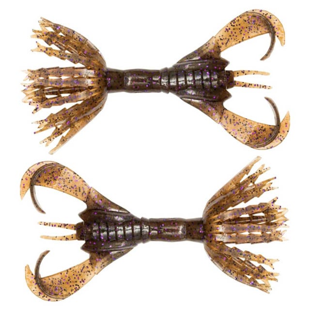 Keitech Hyper Spider color Brown Purple Flake