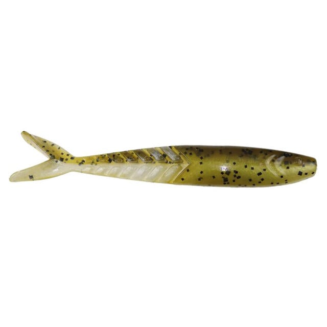 Zoom Shimmer Shad color Green Pumpkin Pearl
