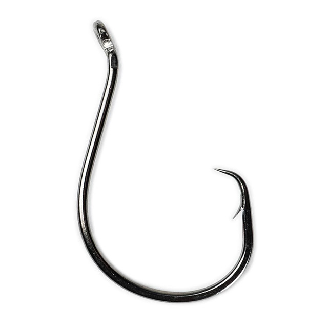 OCEAN CAT Classic Long Shank Stainless Steel Offset Point Circle Fishing  Hooks