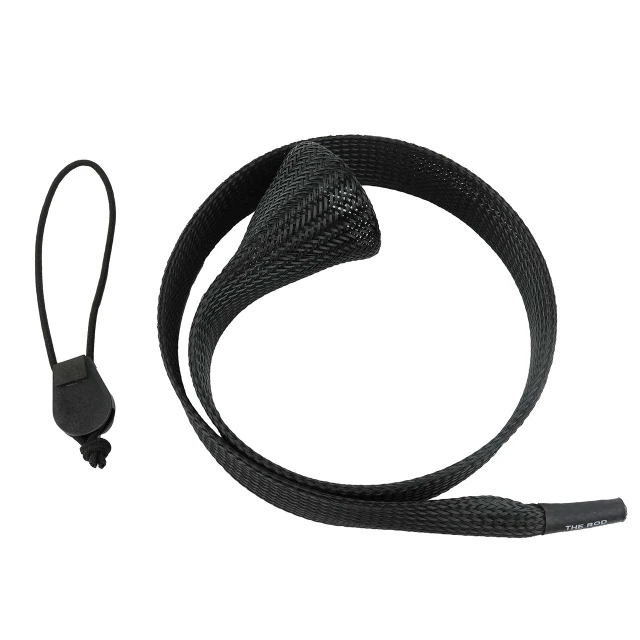 The Rod Glove Spinning Rod Glove For 2 Piece Rods color Black with EZ Rod TyZ