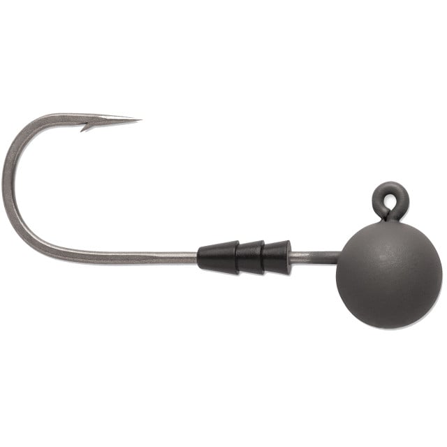 VMC RedLine Tungsten Swimbait Head with conical keeper and round bend hook for finesse fishing and forward-facing sonar.