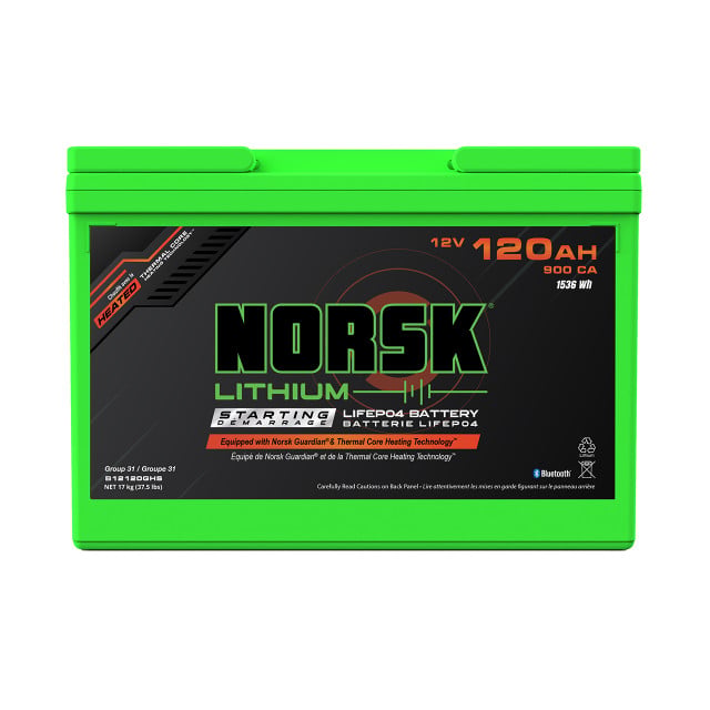Norsk 12V 120AH LiFePO4 Battery