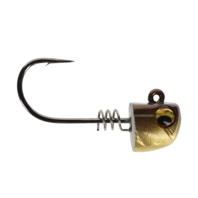 No Live Bait Needed Jig Heads color Twisted Tea for 3 inch swimbait