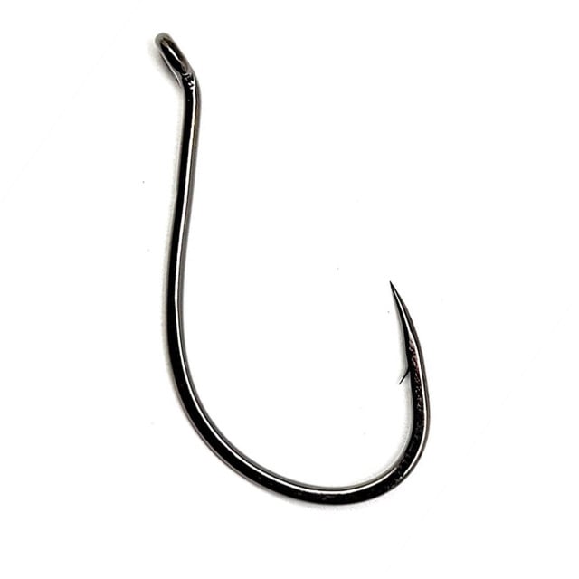 Gamakatsu Octopus Light Hook in NS Black with a fine-wire build and offset beak point for trout fishing and finesse rigs.