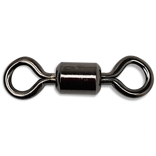 Gamakatsu Superline Swivel with NSB finish for fresh and saltwater in sizes 10 to 1 with 35 to 330 lb. break strengths.