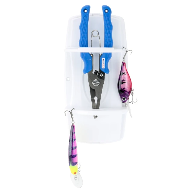 Tackle Titan Knife & Plier Holder front with FishUSA pliers and lures not included