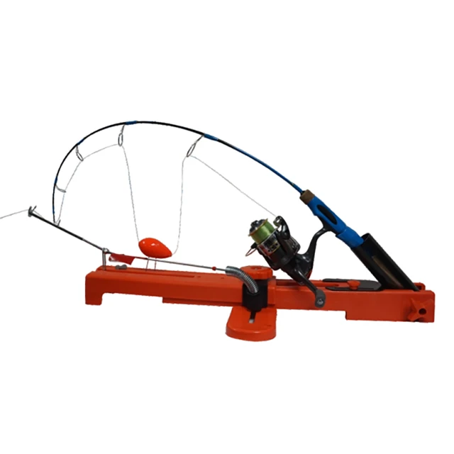 HT Snapper Original Auto Hookset System in set position with rod and reel not included