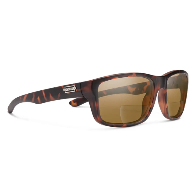 Suncloud Eyewear Mayor 1.50 Polarized Sunglasses color Matte Tortoise - Polarized Brown