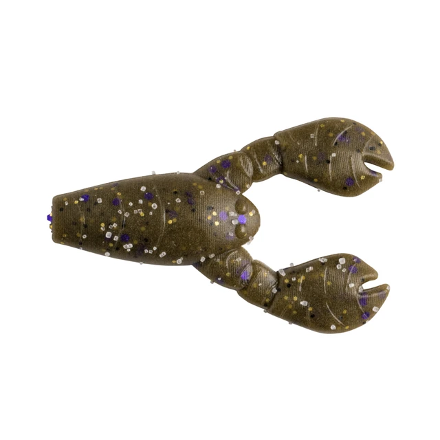 Great Lakes Finesse Micro Snack Craw color Green Pumpkin Purple Flake 
