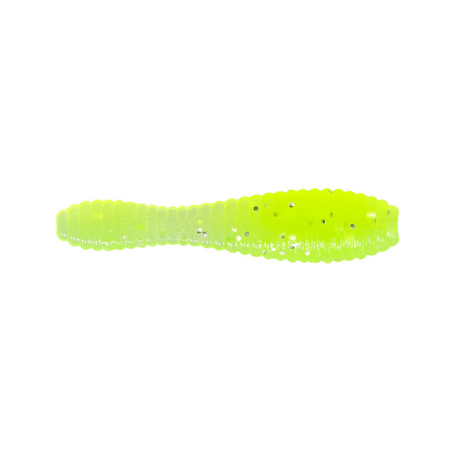 Northland Pan-Candy Leech Soft Bait color Silver Chartreuse