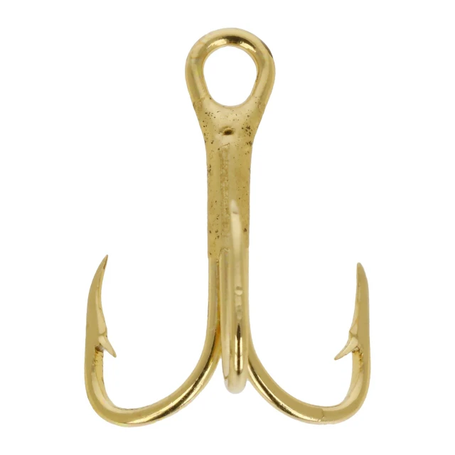 Eagle Claw 2X Gold Treble Hook