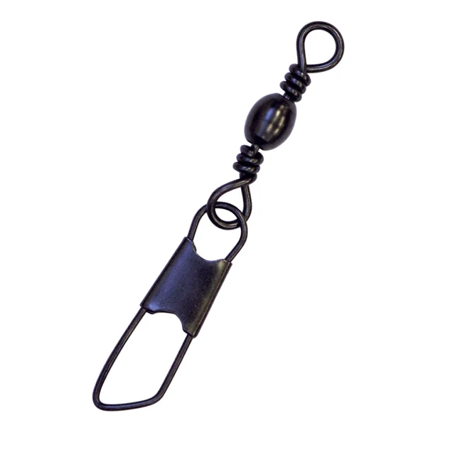 Eagle Claw Barrel Swivel with Safety Snap