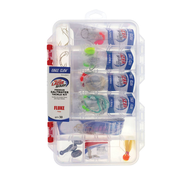 Eagle Claw Fluke Saltwater Tackle Kit