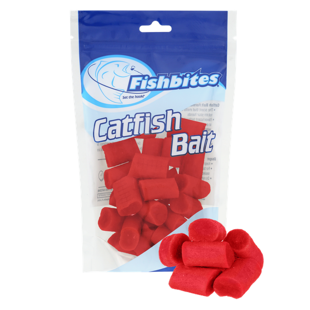 Fishbites Catfish Bait - Crawfish color Blood