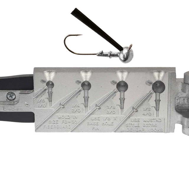 Do-It Weedless Football Jig Mold for sizes 1/8, 1/4, 3/8, & 1/2 oz. jig is for display purposes only