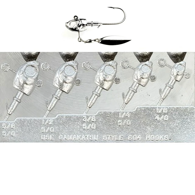 Do-It Herring Head Underspin Jig Mold