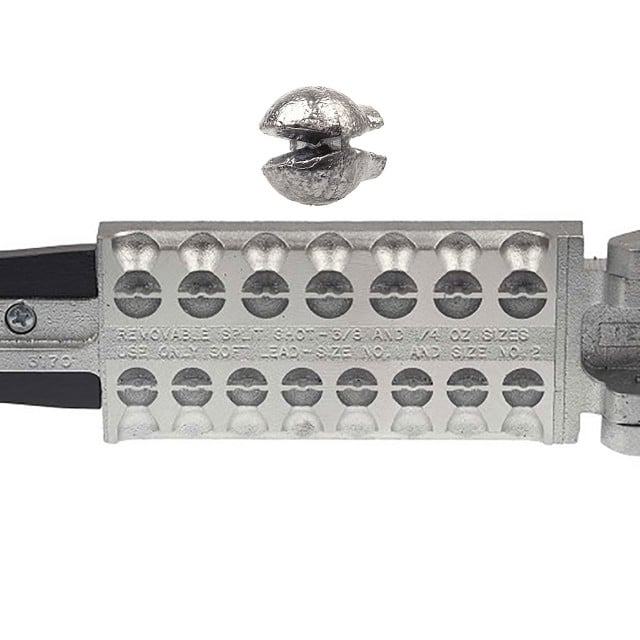 Do-It Removable Split Shot Sinker Mold for sizes 1/32, 1/16, 3/32, & 1/8 oz. sinker is for display purposes only