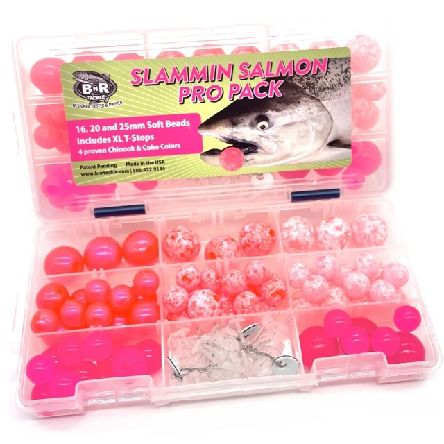 BnR Tackle Soft Beads Slammin Salmon Pro Pack