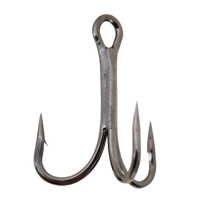 Eagle Claw L934 Lazer Sharp 3X Round Bend Treble Hooks - FishUSA