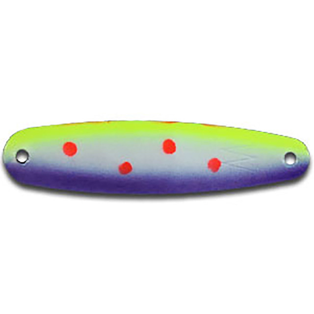 Walleye Candy 2 5/8" Nickel Smooth Trolling Flutter Spoons - Lake Erie Walleye Lure