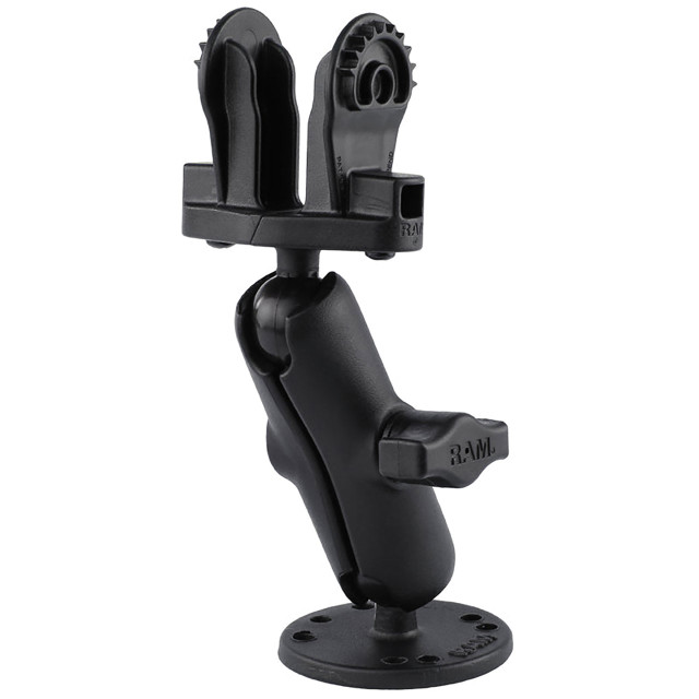 RAM Mounts Double Ball Mount for Lowrance Eagle 4 & 5, Hook2, & Reveal Series