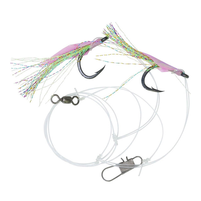 3 Paquets De 2 - Duty’s Invisible Minnow Rig T8 - Monture Pour Pêche Au Leurre Souple - Taille 2,5 Pouces