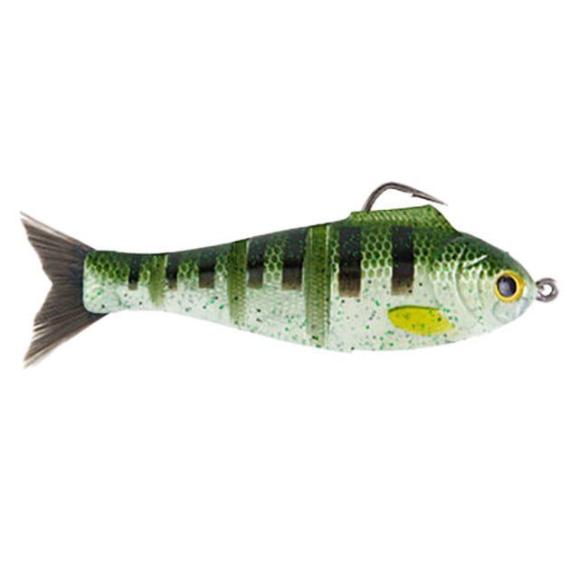 Bucca Brand Weedless Baby Bull Shad Soft Swimbait color Bluegill