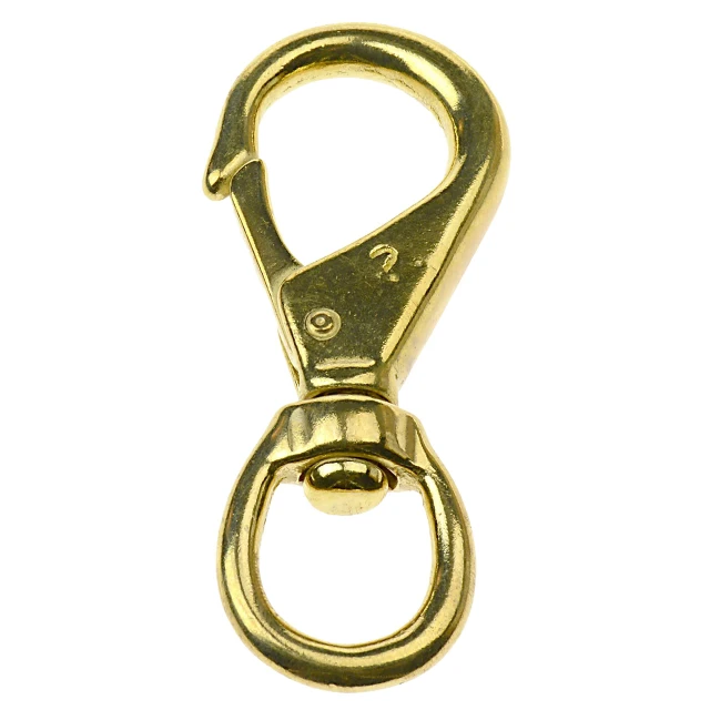 Boating Essentials Brass Swivel Eye Snap
