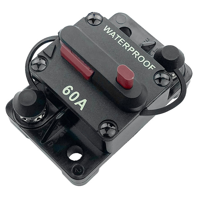 Boating Essentials Waterproof 60 Amp Circuit Breaker