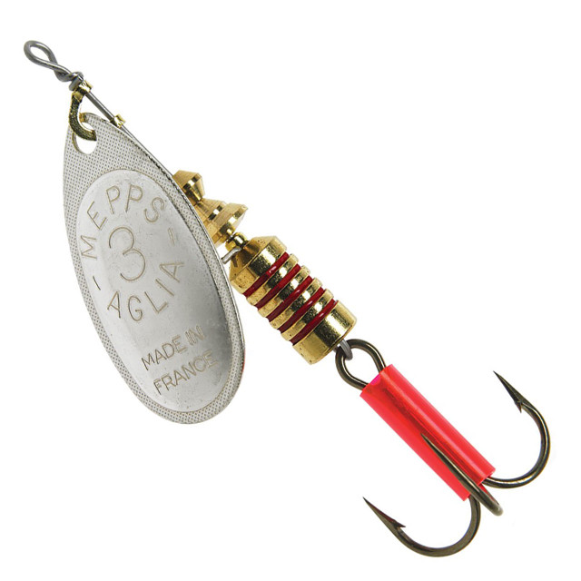 Six Gold Swiss Swing Spinner Lures Hand Made in USA -  Canada