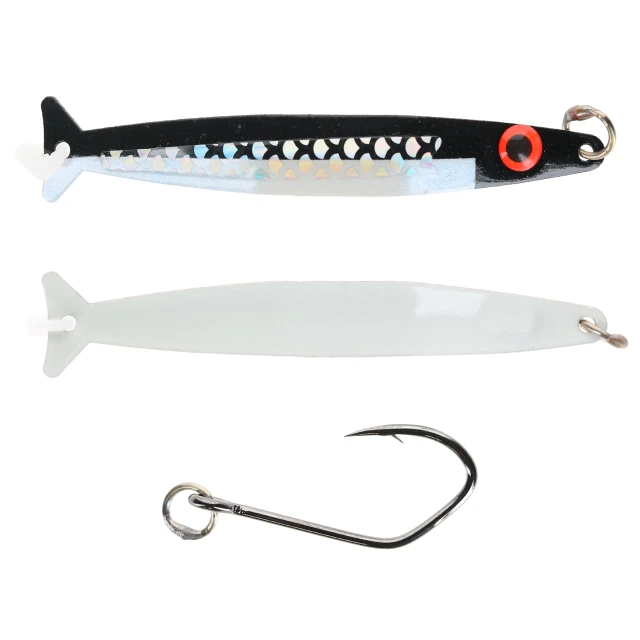 Silver Horde Coho Killer Slide Hammer Trolling Spoon