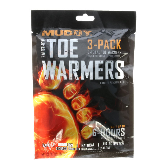 Muddy Adhesive Toe Warmer in package