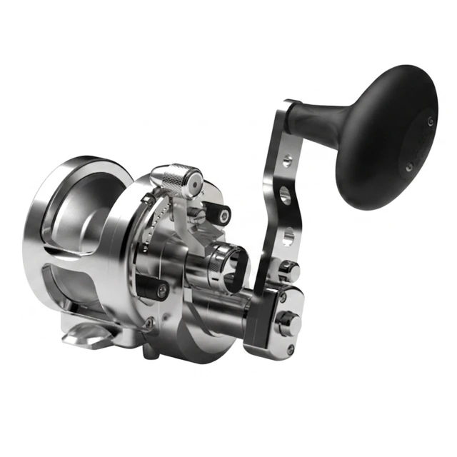 Avet SXJ MC Raptor Two-Speed Lever Drag Conventional Reel color Silver Right Hand