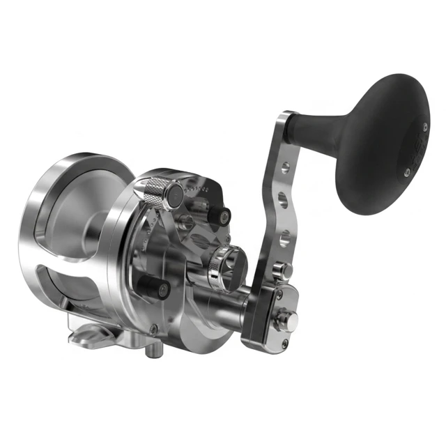 Avet MXJ Raptor Two-Speed Lever Drag Conventional Reel color Silver Right Hand