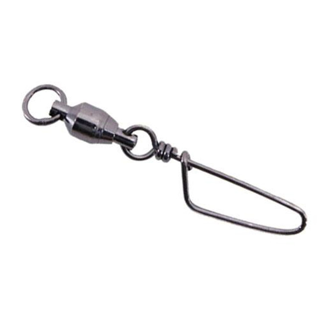 FishUSA Welded Ring Ball-Bearing Swivel Snap (25 Pack) - FishUSA