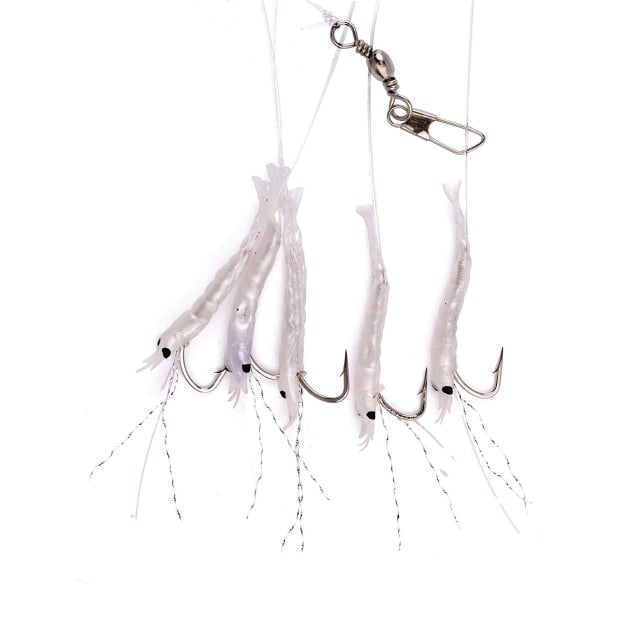 Eagle Claw Lazer Sharp Shrimp Bait Rig color White